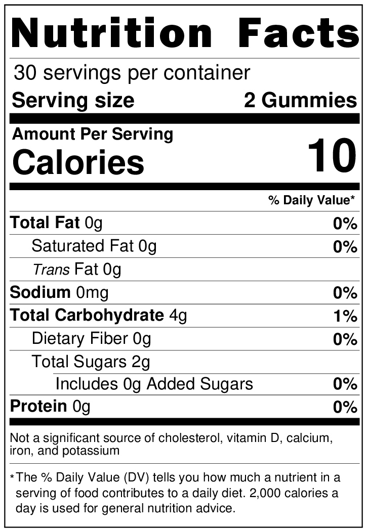 Sea Moss Gummies - 1 month supply